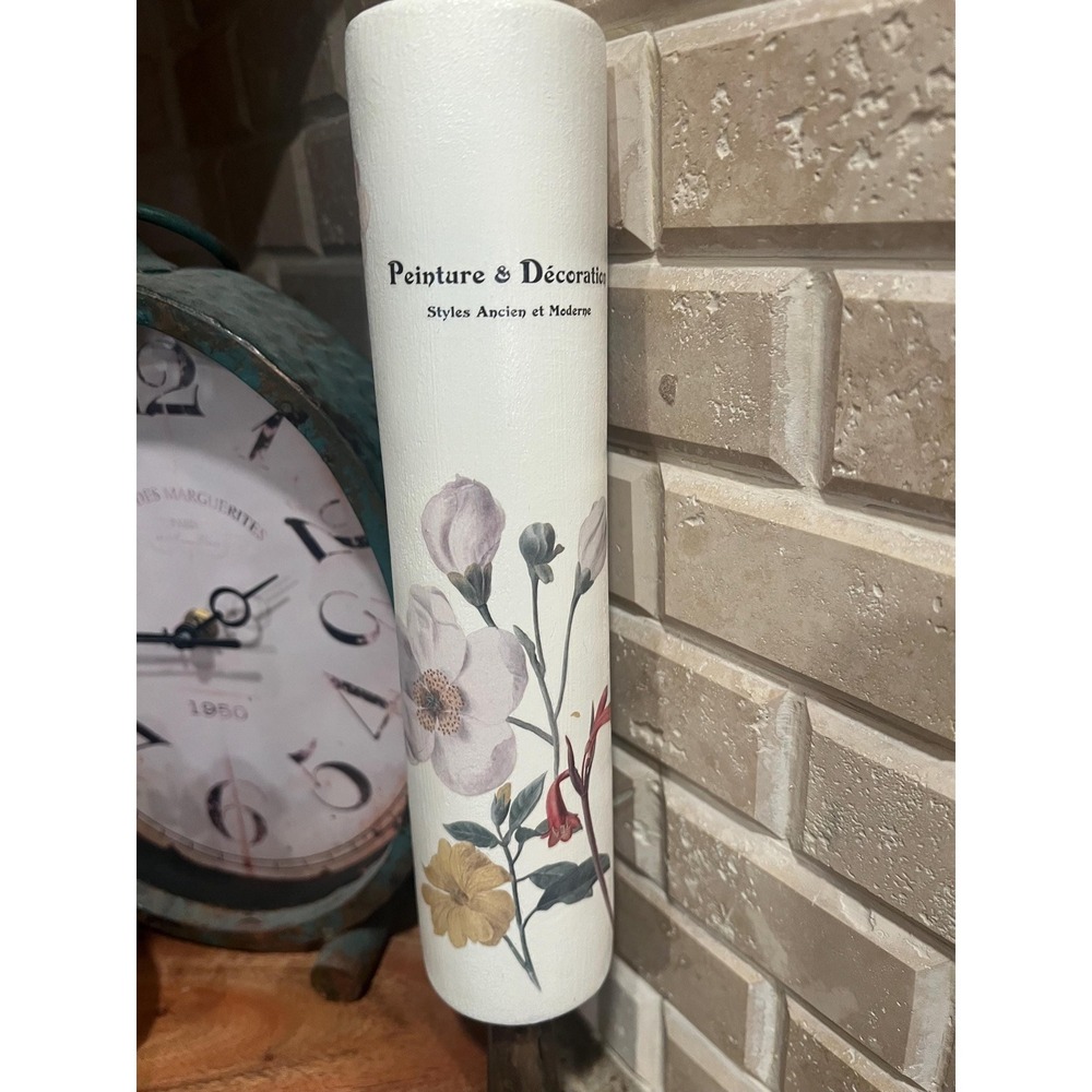 Vintage-Inspired Strawberry & Butterfly Decorative Rolling Pin
